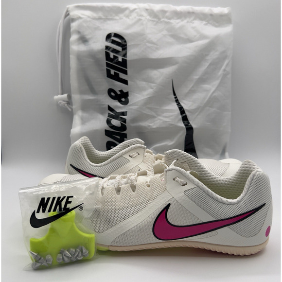 Nike Other - Nike Zoom Rival Multi-Event Sail Fierce Pink Men's Track Spikes DC8749-101 Sz 10
